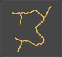 [Example map] Mini map, Dungeon level