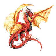 Dragon statuette.