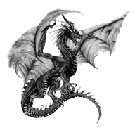 Dragon statuette.