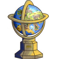 Mapmaking contest winner’s medal.