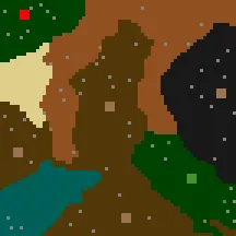 A series of maps featuring the hero Ksarfax.