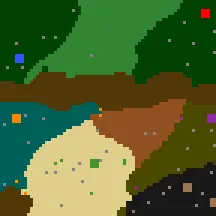 A series of maps featuring the hero Ksarfax.